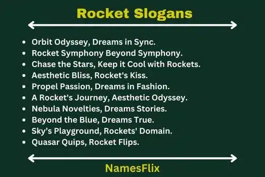 Rocket-Slogans