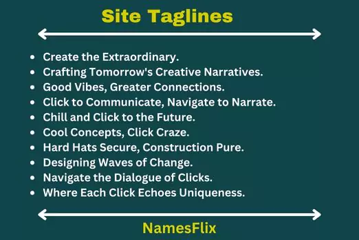 Site Taglines