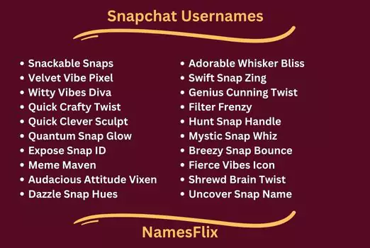 Snapchat Usernames