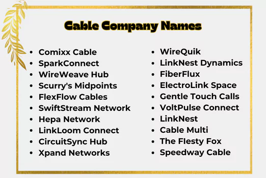 Cable Company Names