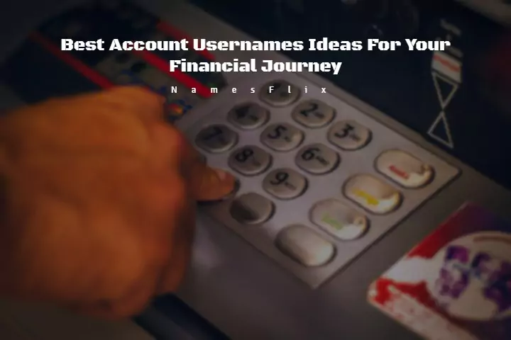 850+ Best Account Usernames Ideas For Your Financial Journey