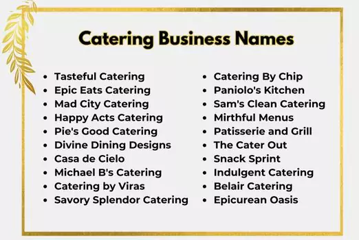Catering Business Names