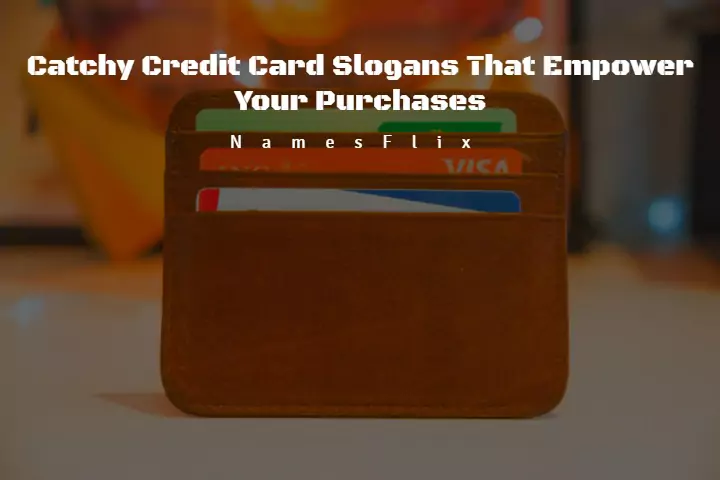 580+ Catchy Credit Card Slogans That Empower Your Purchases
