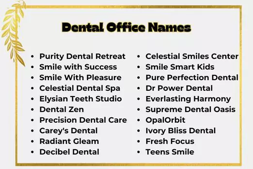 Dental Office Names