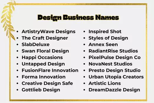 Design Business Names