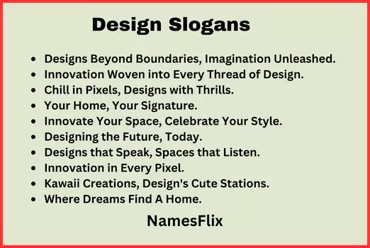 Design Slogans