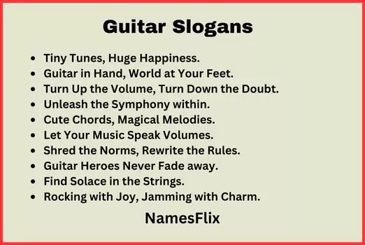 Guitar Slogans