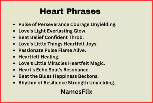 Heart Phrases