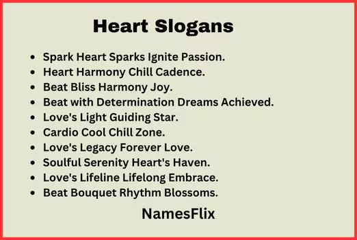 Heart Slogans