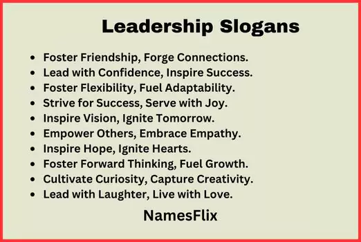 Leadership Slogans