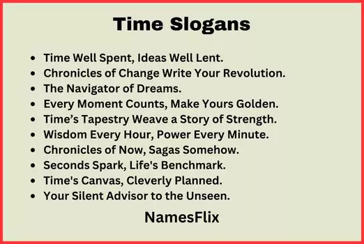 Time Slogans