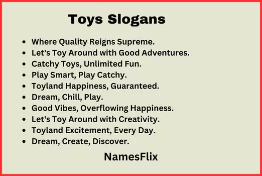 Toys Slogans