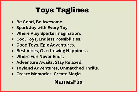 Toys Taglines
