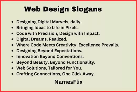 Web Design Slogans