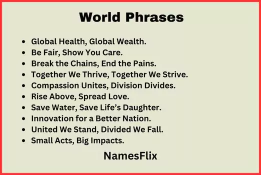 World Phrases