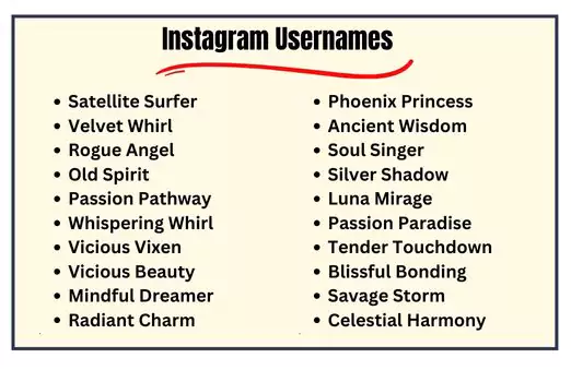 instagram-usernames