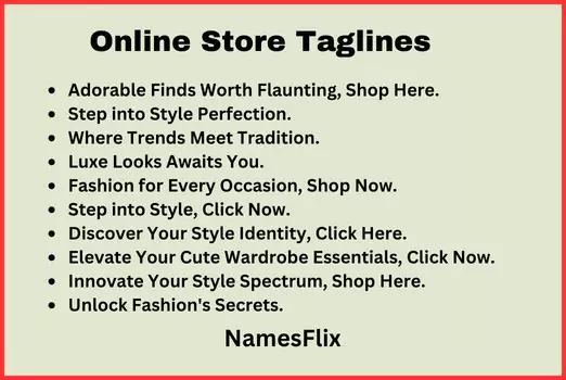 online-store-taglines