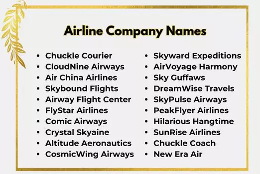 Airline Company Names