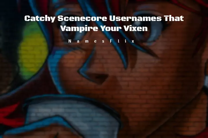 925+ Catchy Scenecore Usernames That Vampire Your Vixen