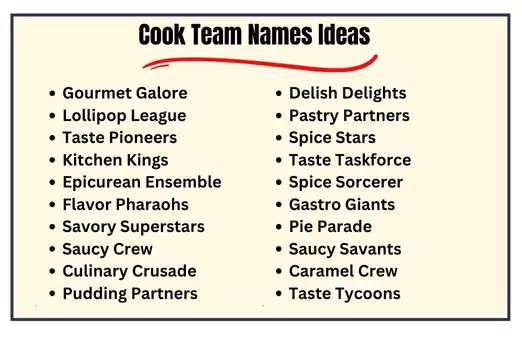 cook-team-names-ideas
